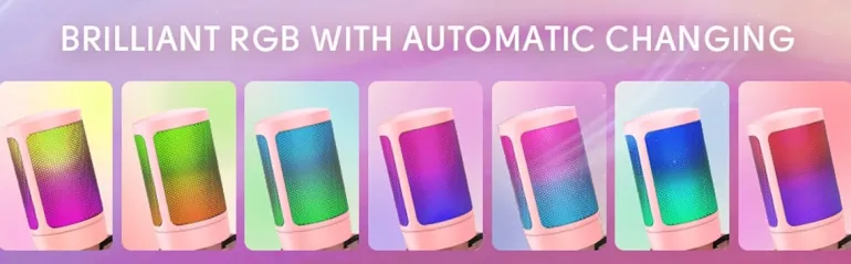 Professional Pink Streaming Microphone