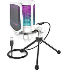 Professional Pink Streaming Microphone