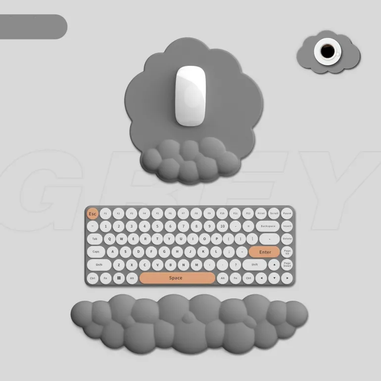 Puffy Cloud Pastel Wrist Rest