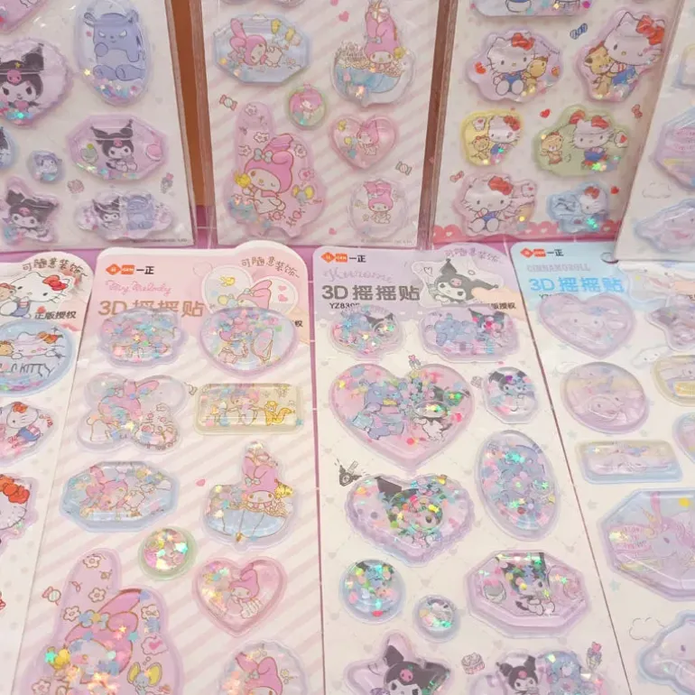 Puffy 3D Kawaii Stickers