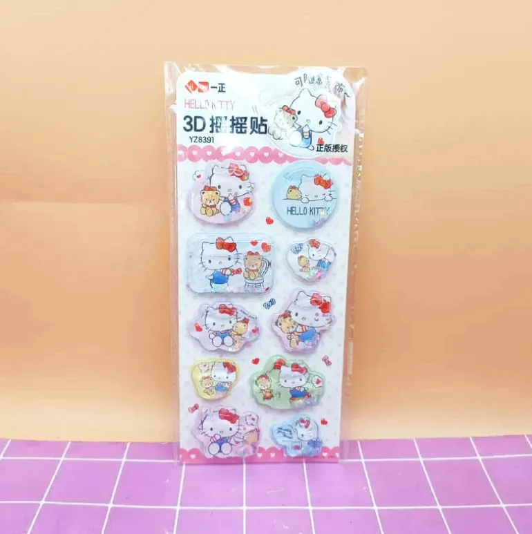Puffy 3D Kawaii Stickers