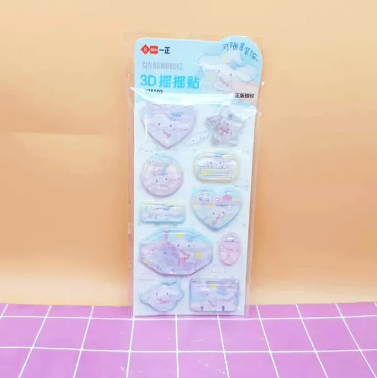 Puffy 3D Kawaii Stickers