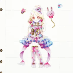 Puffy Glitter Princess Stickers