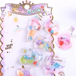 Puffy Glitter Stickers