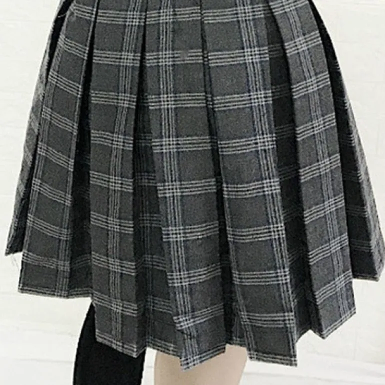 Punk Rock Pleated Skirt
