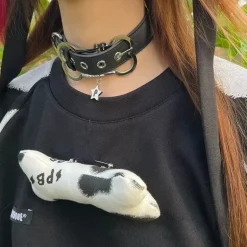 Puppy Bone Choker Necklace