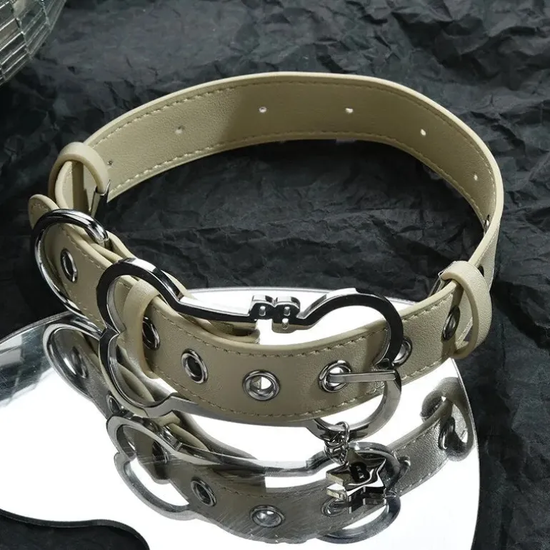 Puppy Bone Choker Necklace