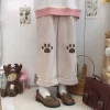Puppy Paw Print Corduroy Pants