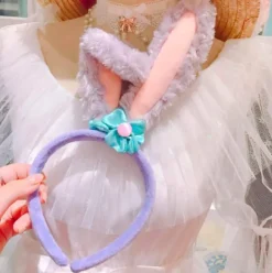 Purple Bunny Ear Headband