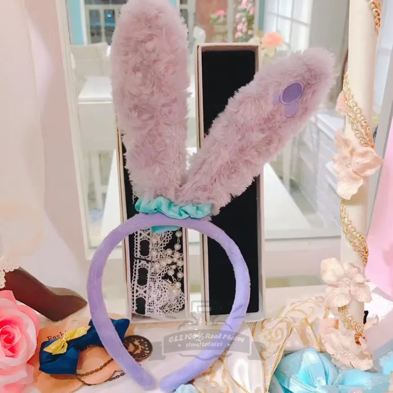 Purple Bunny Ear Headband