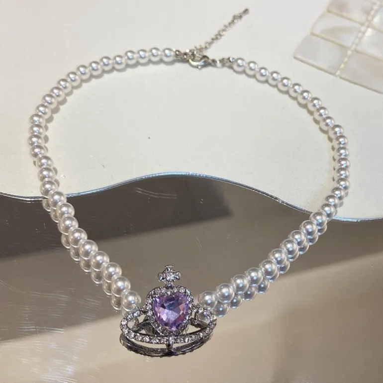 Purple Pearl Princess Jewelry Set