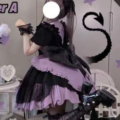 Purple Spade Cosplay Dress