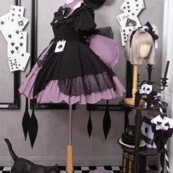 Purple Spade Cosplay Dress