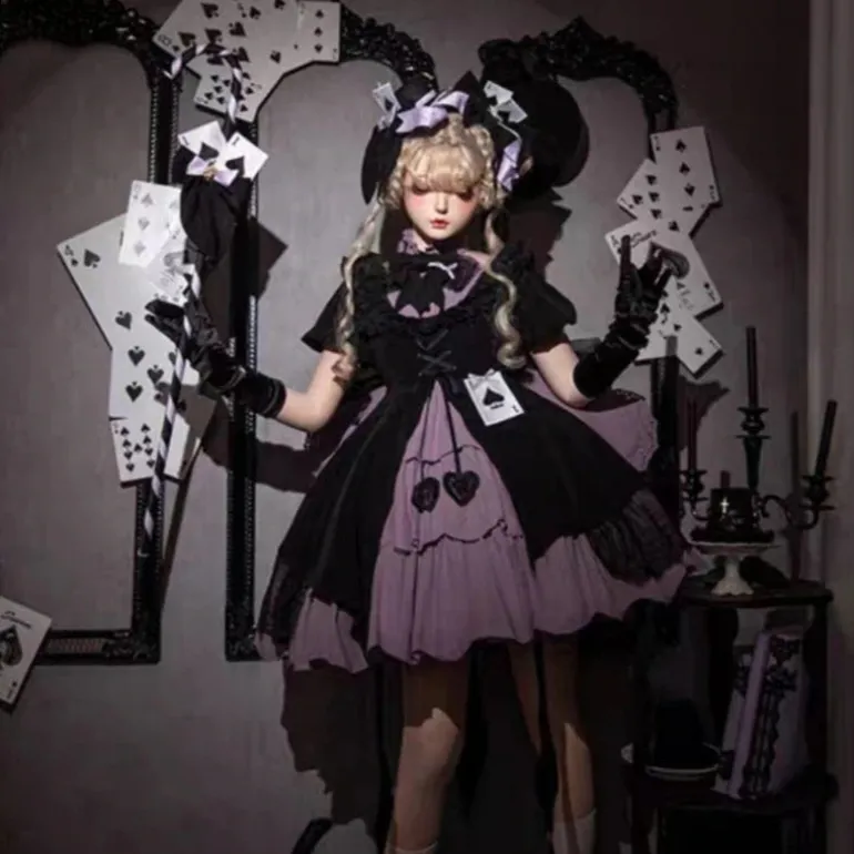 Purple Spade Cosplay Dress