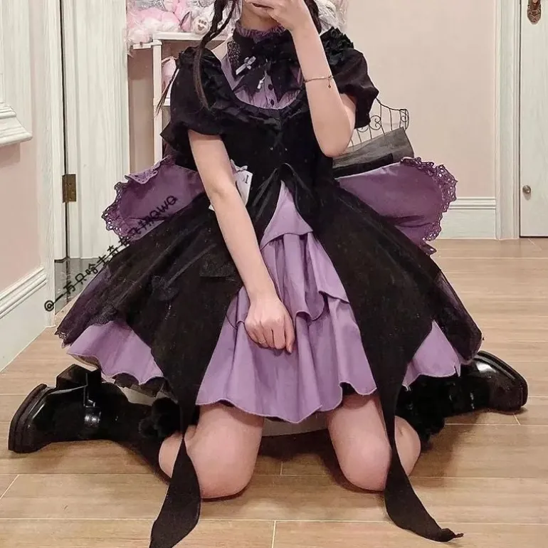 Purple Spade Cosplay Dress