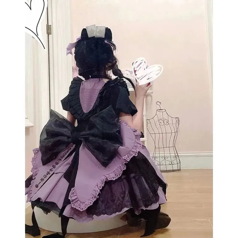 Purple Spade Cosplay Dress