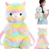Rainbow Alpaca Backpack