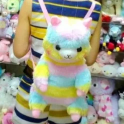 Rainbow Alpaca Backpack
