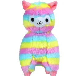 Rainbow Alpaca Keychain