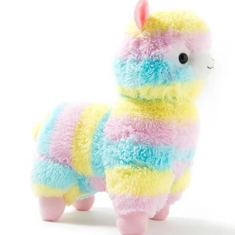 Rainbow Alpaca Plush