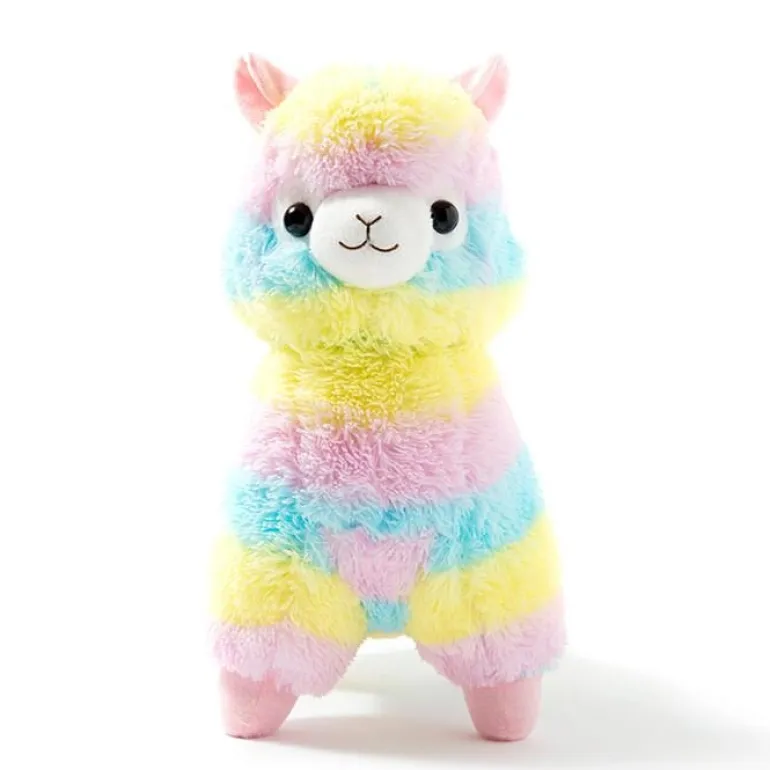 Rainbow Alpaca Plush
