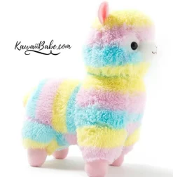 Rainbow Alpaca Plush