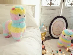 Rainbow Alpaca Plush