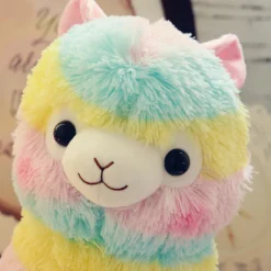 Rainbow Alpaca Plush