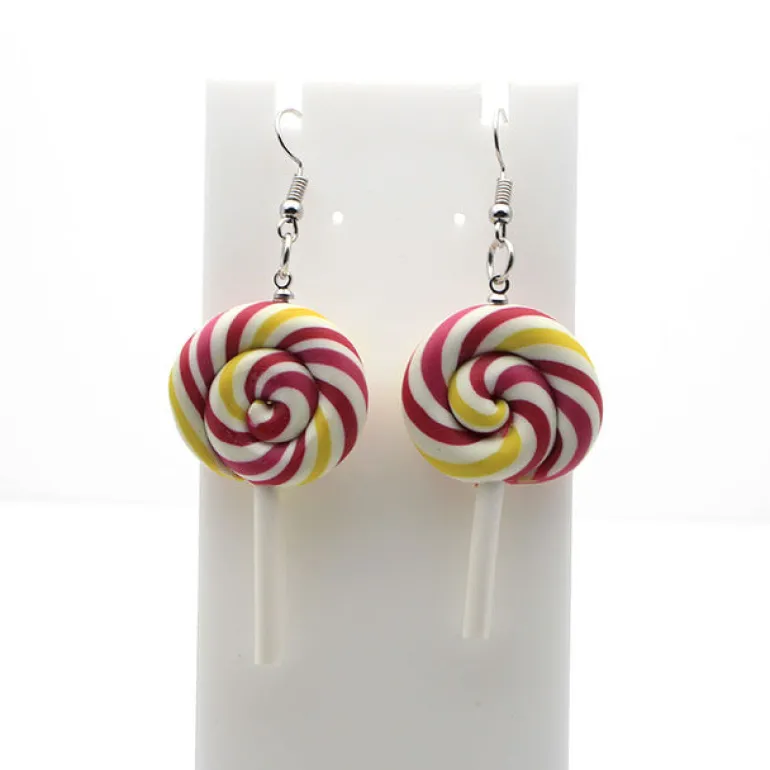 Rainbow Lollipop Earrings