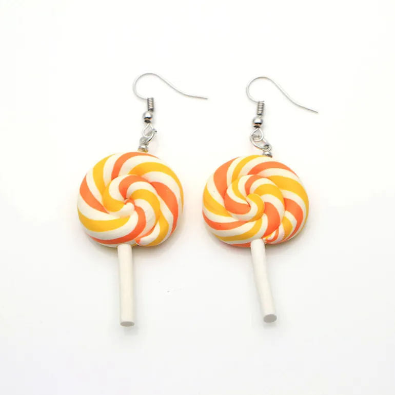 Rainbow Lollipop Earrings