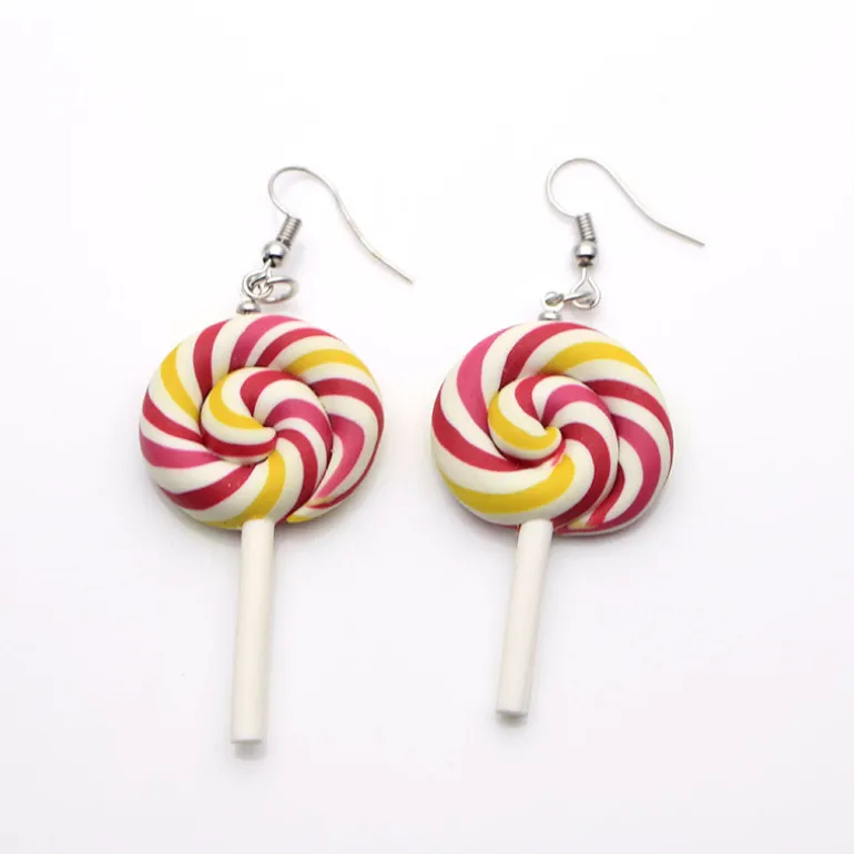 Rainbow Lollipop Earrings