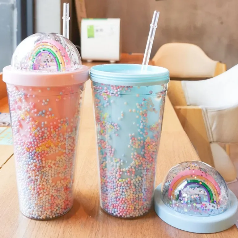 Rainbow Sprinkles Water Bottle