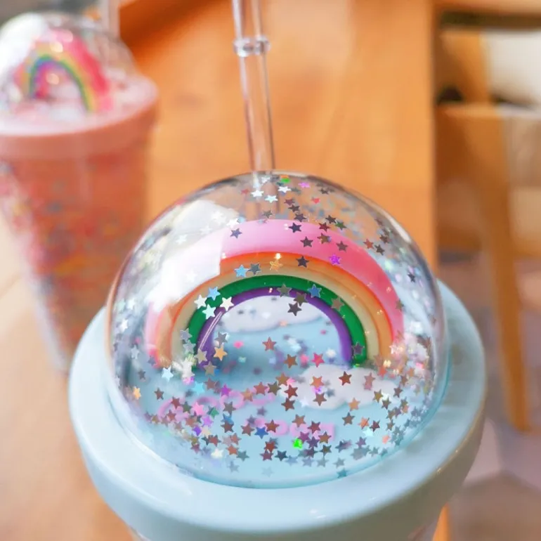 Rainbow Sprinkles Water Bottle