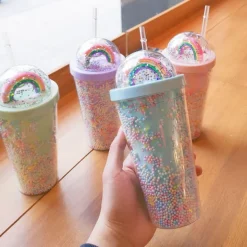 Rainbow Sprinkles Water Bottle