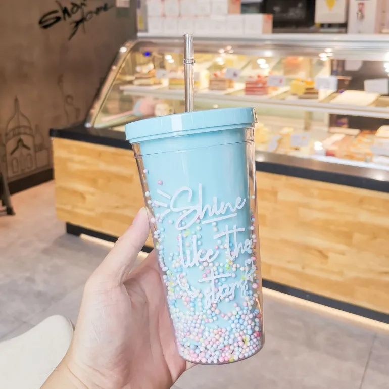 Rainbow Sprinkles Water Bottle