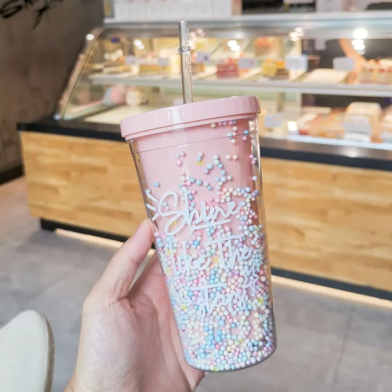 Rainbow Sprinkles Water Bottle