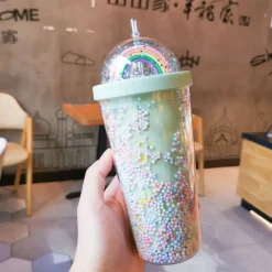 Rainbow Sprinkles Water Bottle
