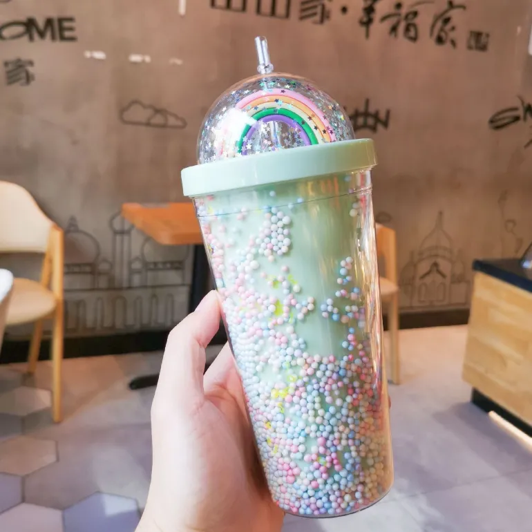 Rainbow Sprinkles Water Bottle