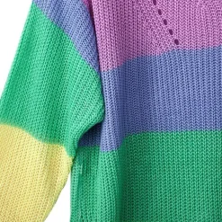 Rainbow Sweater Dress