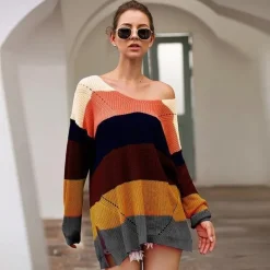 Rainbow Sweater Dress