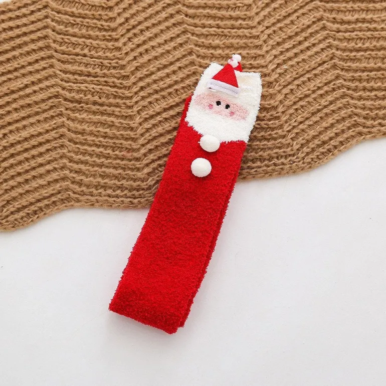 Red Santa Thigh Highs