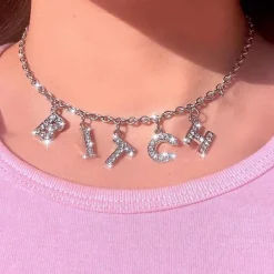 Rhinestone Daddy Necklace