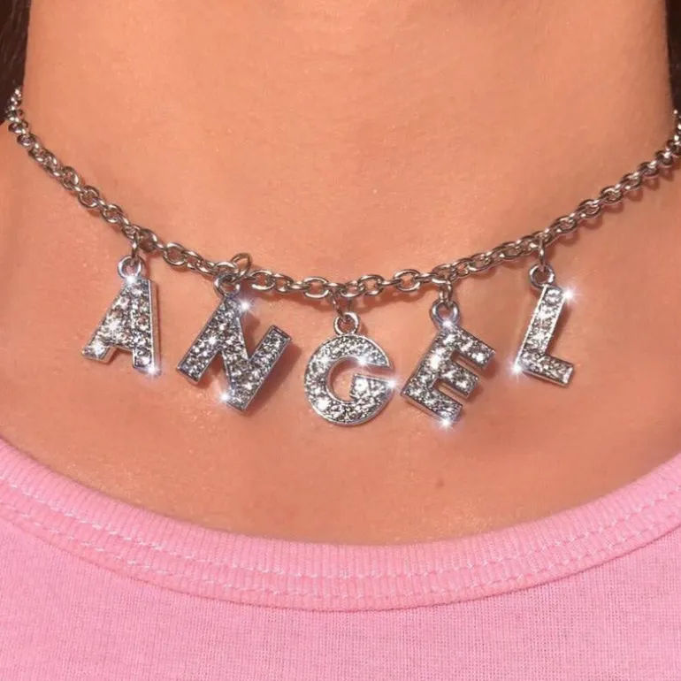 Rhinestone Daddy Necklace