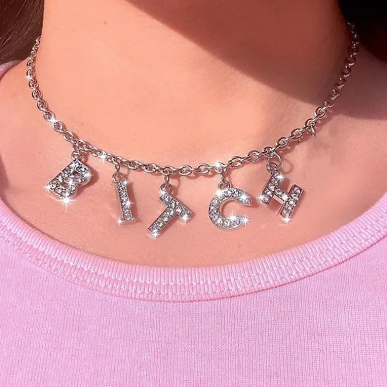 Rhinestone Daddy Necklace
