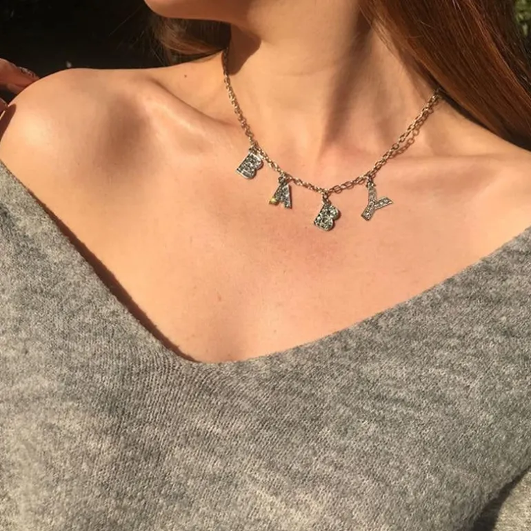 Rhinestone Daddy Necklace