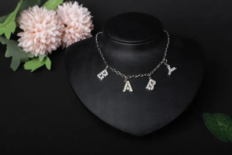 Rhinestone Daddy Necklace