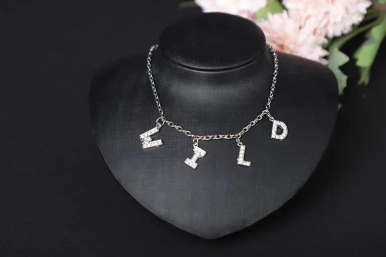 Rhinestone Daddy Necklace