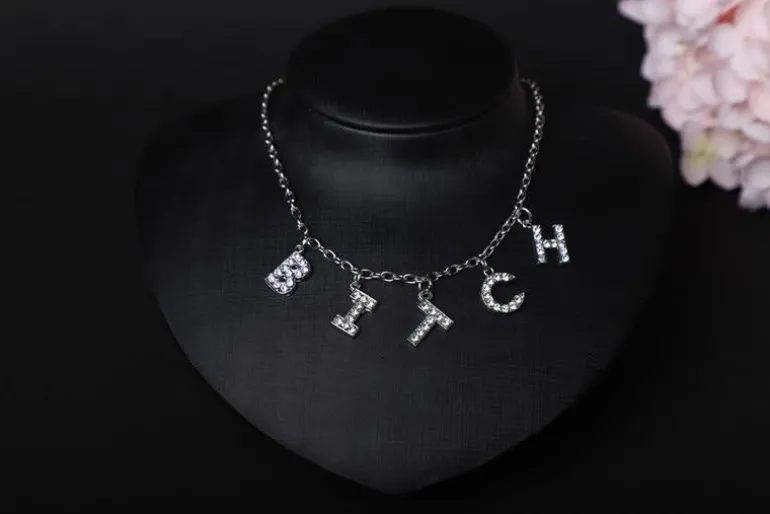 Rhinestone Daddy Necklace