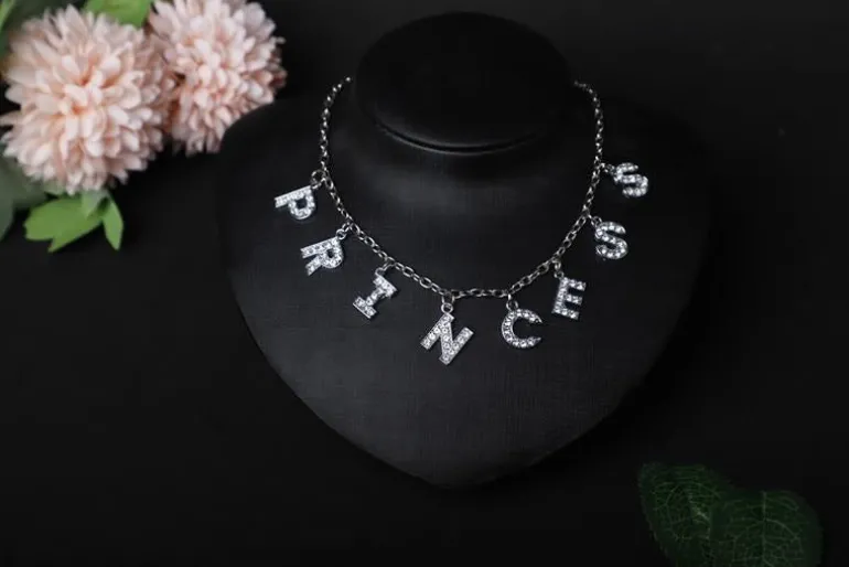 Rhinestone Daddy Necklace