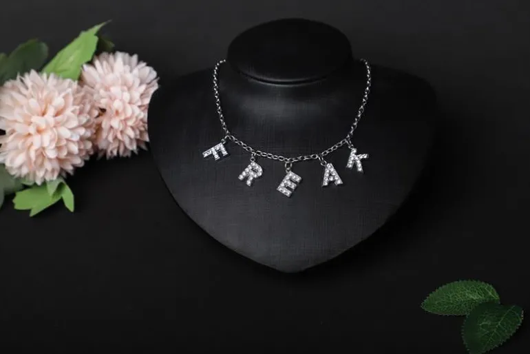 Rhinestone Daddy Necklace